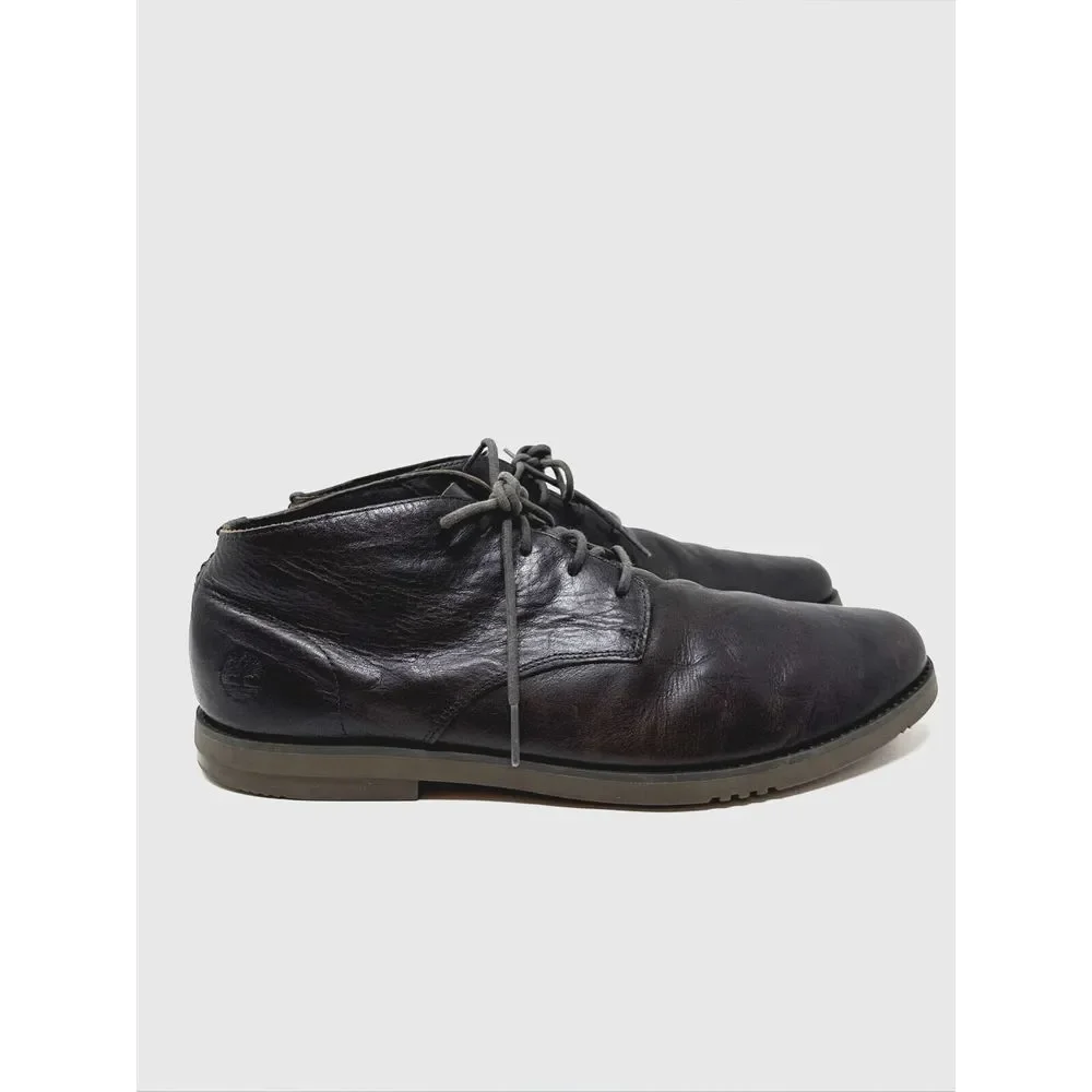 Timberland Yorkdale A24AZ Dark Brown‎ Leather Chukka Boots Mens US 11
